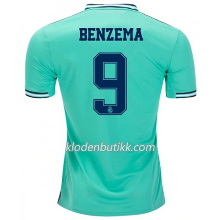 Real Madrid BENZEMA 9 Tredje Fotballdrakt 2019-2020 Kortermet